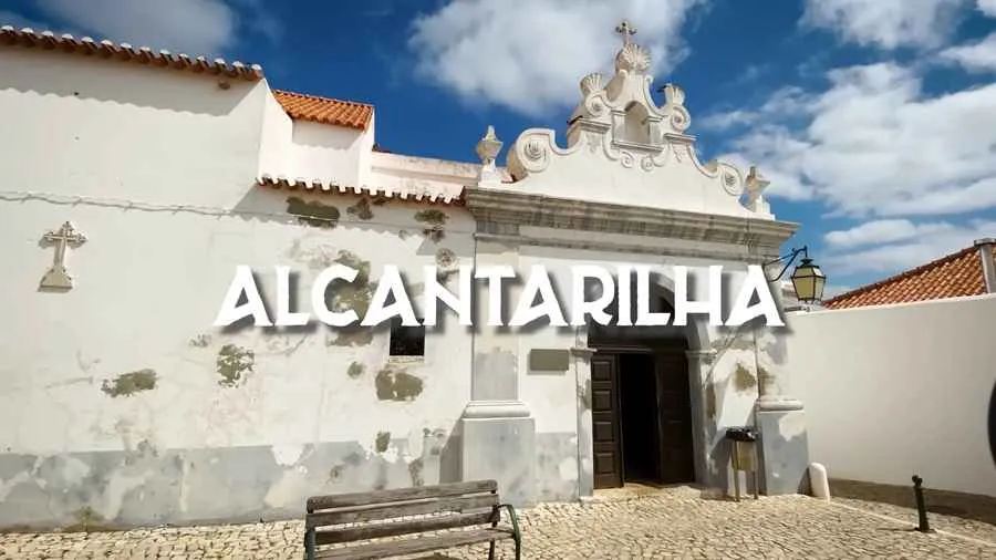 Architectural details of the chapel of bones in Alcantarilha, famous for its bone decoration