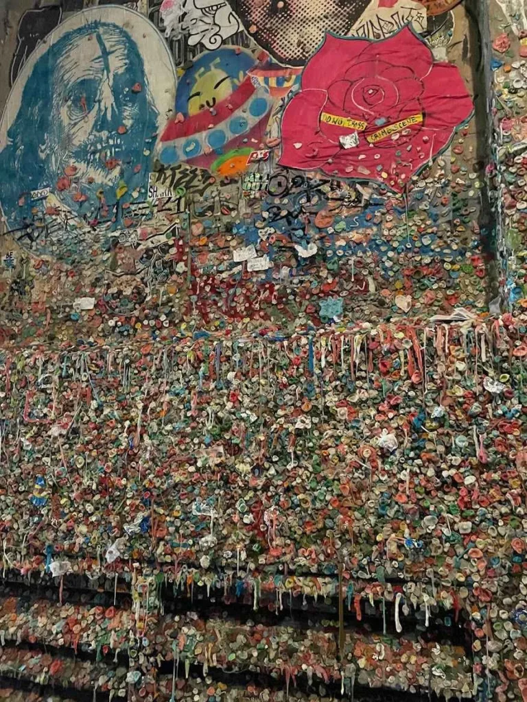 Iconic Gum Wall alley view