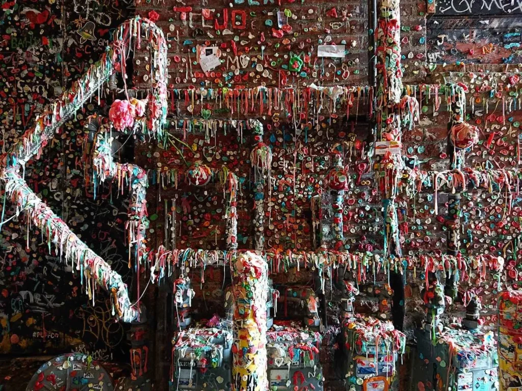 Iconic Gum Wall alley view