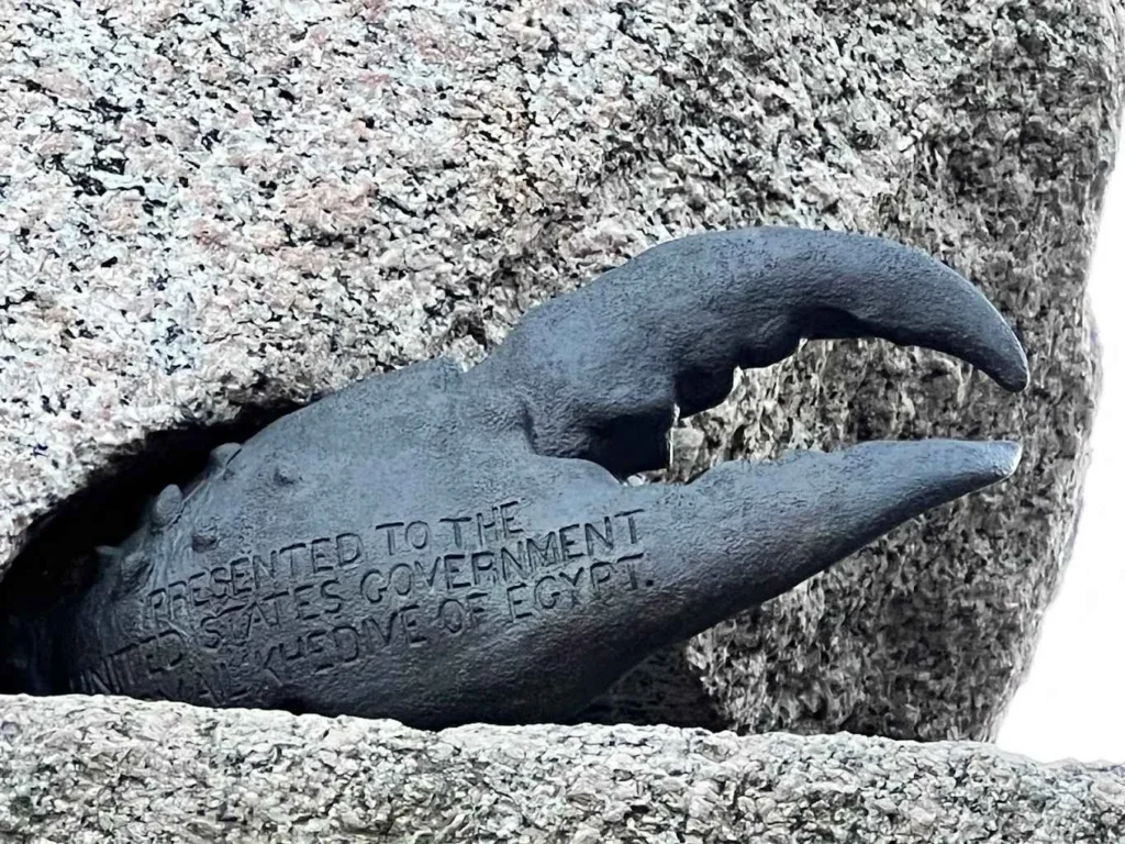 The iconic Cleopatra's Needle in New York's Central Park