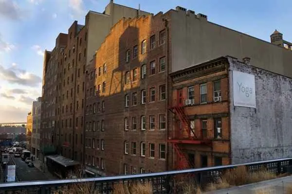 Former Baker & Williams Warehouse from high line manhattan