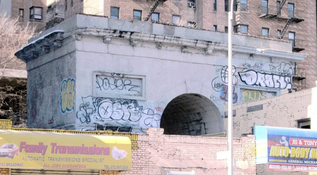 Seaman-Drake Arch from south