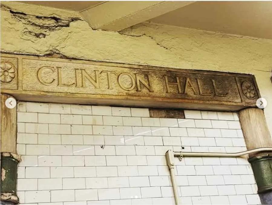 Once a direct subway link to Clinton Hall, now forgotten