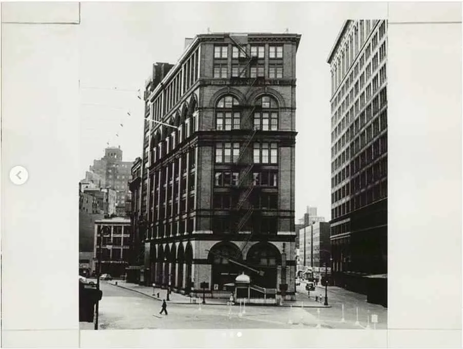 Vanished Access – This entrance led to Clinton Hall and the Mercantile Library