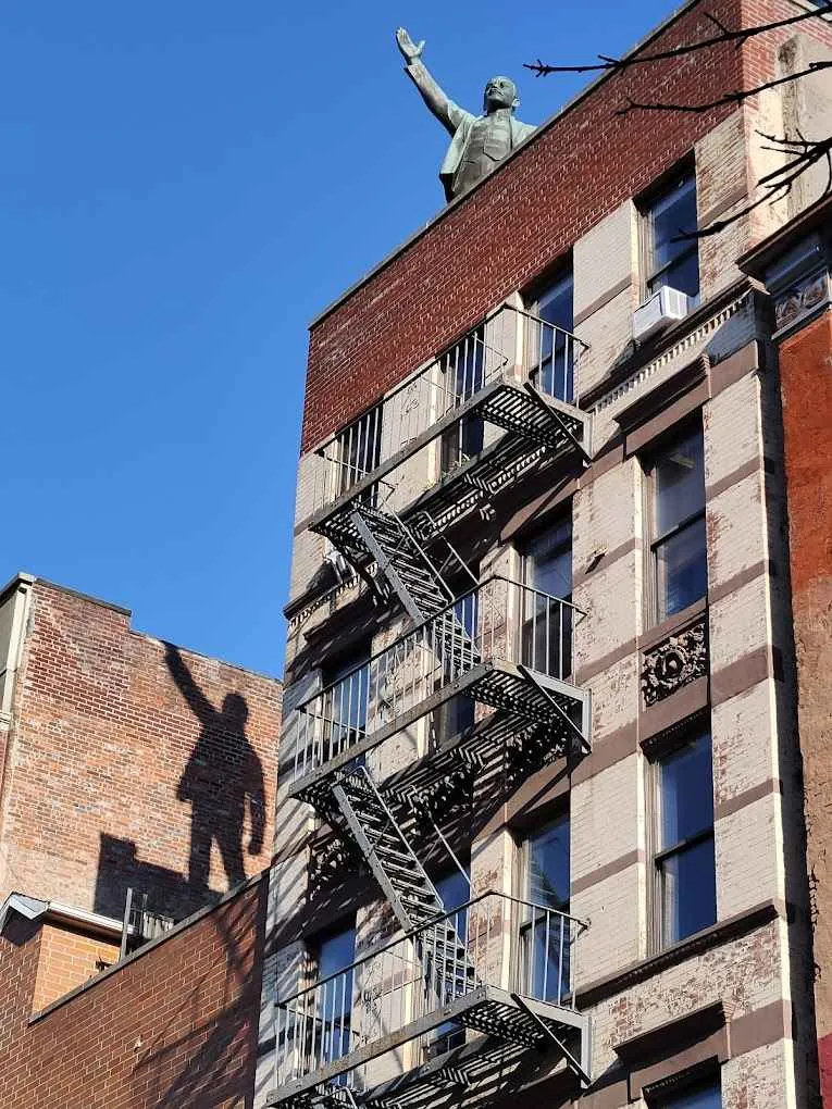 Vladimir Lenin monument in the East Village