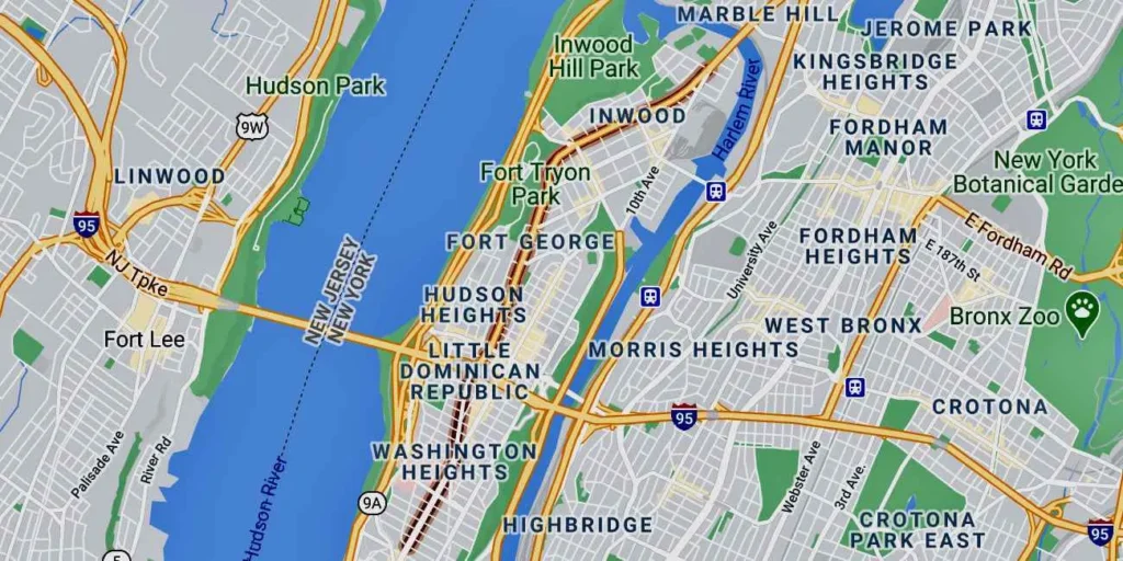 juan rodriguez way on the manhattan map