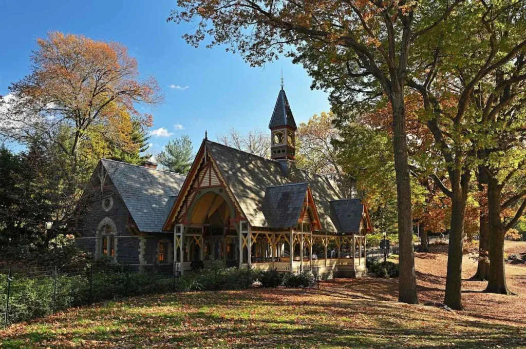 The Dairy's architecture in Central Park