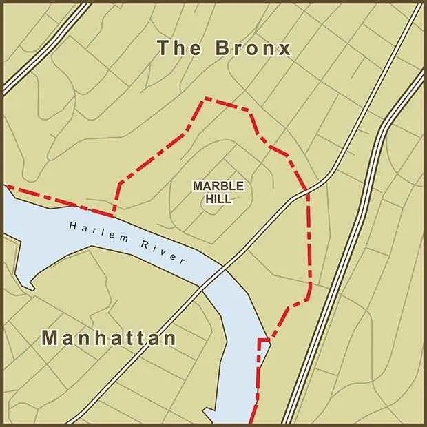 A Map of the Strange Border between Manhattan and the Bronx