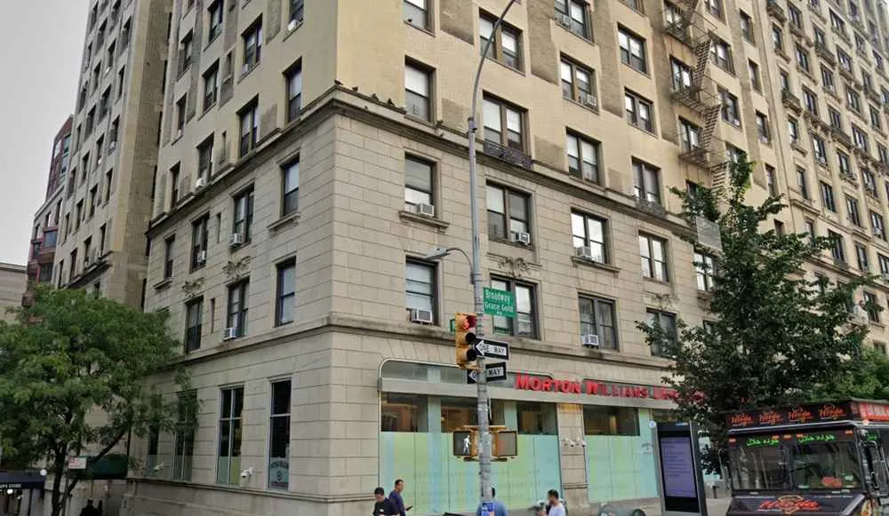Corner without scaffolding where Grace Gold died