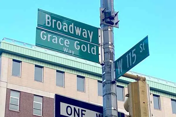 street in honor of Grace Gold
