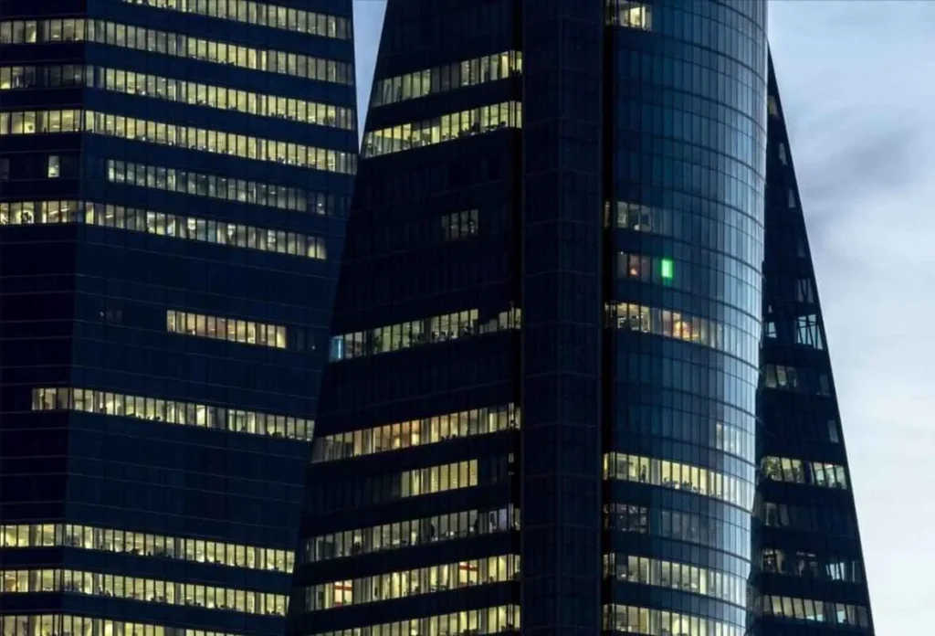 Modern chapel on the 33rd floor of a skyscraper in Madrid