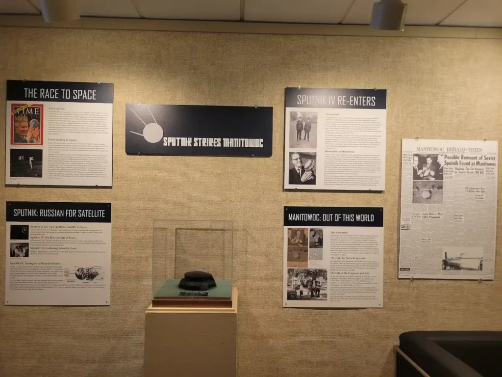 Manitowoc museum exhibit on Sputnik IV.