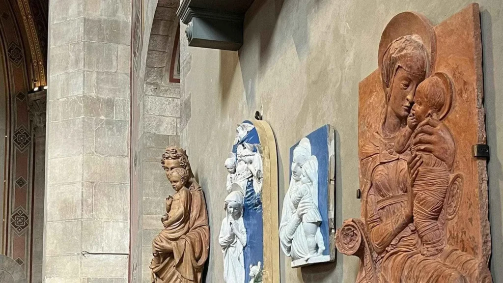 Donatello's original Madonna of the Pietrapian Way, located in the Bargello Museum