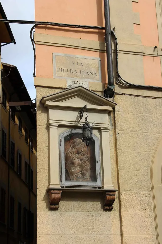 via pietrapiana florence italy madonna by donatello