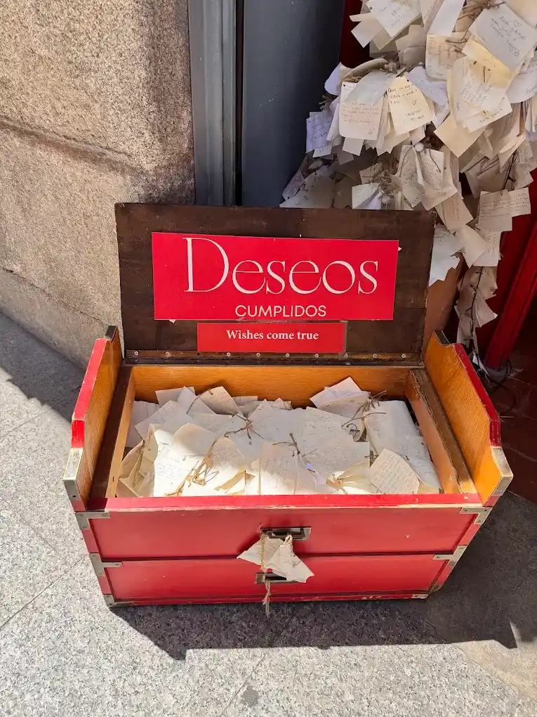 Chest of fulfilled wishes at the Madrid Wish Store