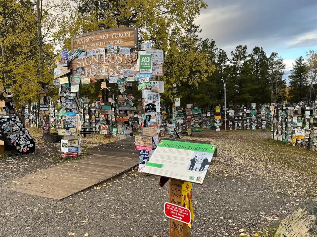 Signal Post Forest in Watson Lake