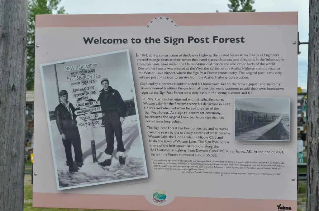 welcome to the sign post forest